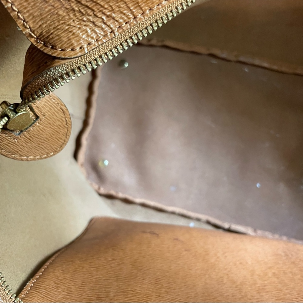Ralph Lauren Tan Structured Leather Tote - Picture 14 of 14